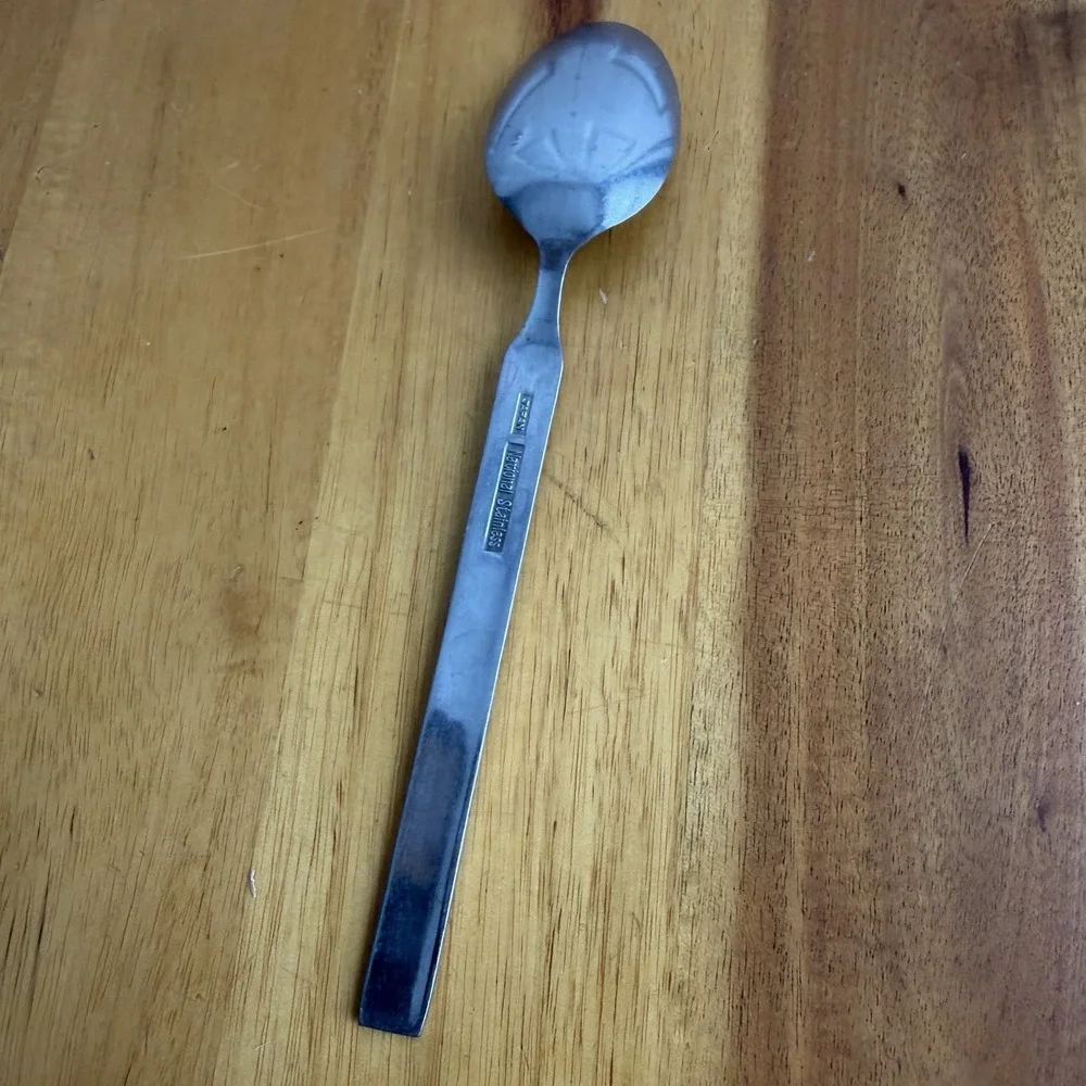Korea National Stainless‎ Steel Castellano Floral Spoon Replacement Dining